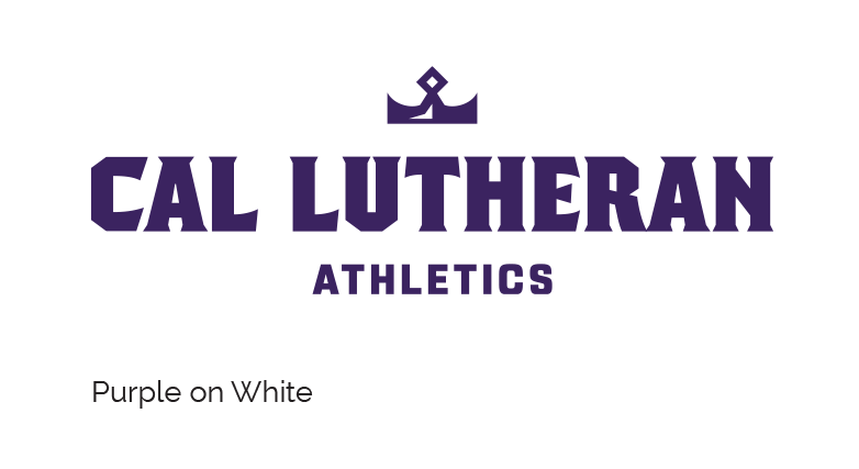purple on white