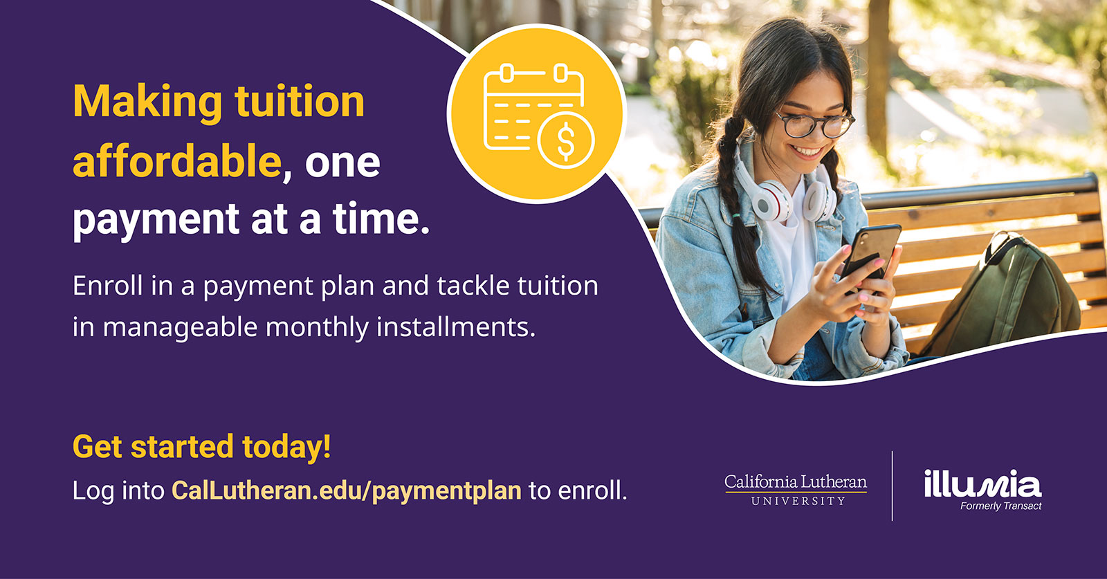 Payment plan banner graphic